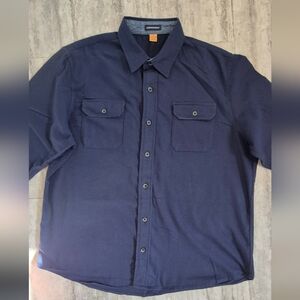 Tailor Vintage Navy Blue Men's Shirt